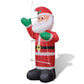 Opblaasbare Kerstman Met Ladder 120 Cm