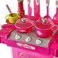 Kinderspeelkeuken Met Licht- En Geluidseffecten Roze