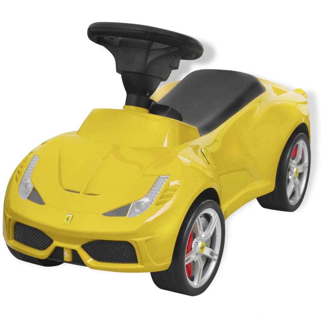 Loopauto Ferrari 458 Geel