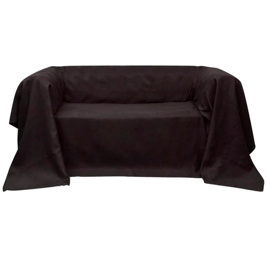 Bankhoes 210X280 Cm Microsuède Bruin