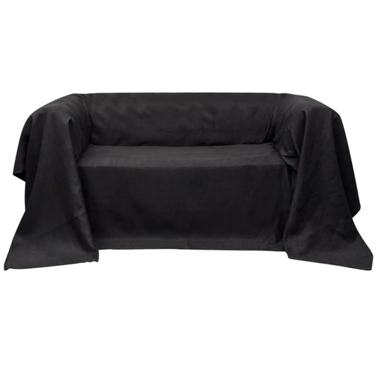 Bankhoes 270X350 Cm Microsuède Antraciet