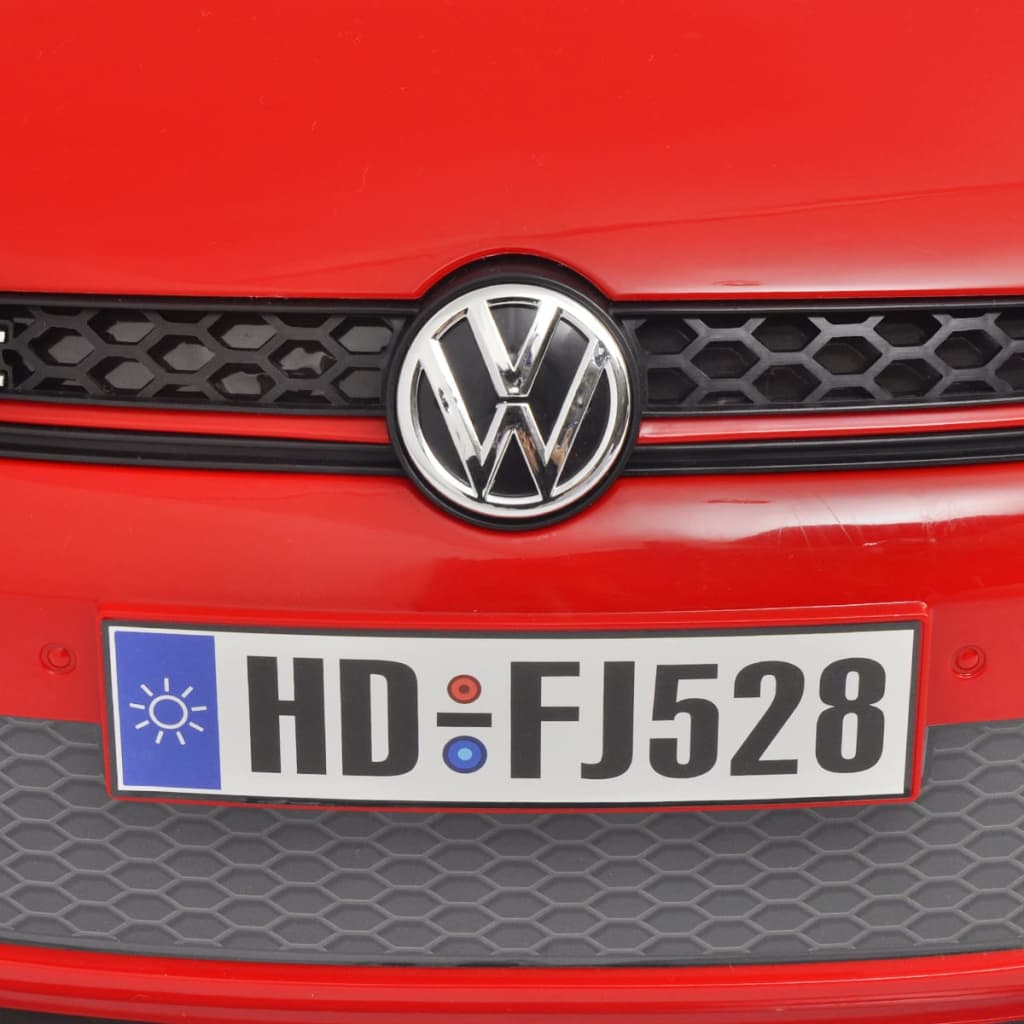 Elektrische Auto Vw Golf Gti 7 Rood 12 V Met Afstandsbediening