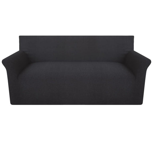 Stoelhoes Elastisch Antraciet Katoen Jersey
