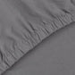 131025  Stretch Couch Slipcover Grey Cotton Jersey