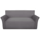 131026  Stretch Couch Slipcover Grey Cotton Jersey