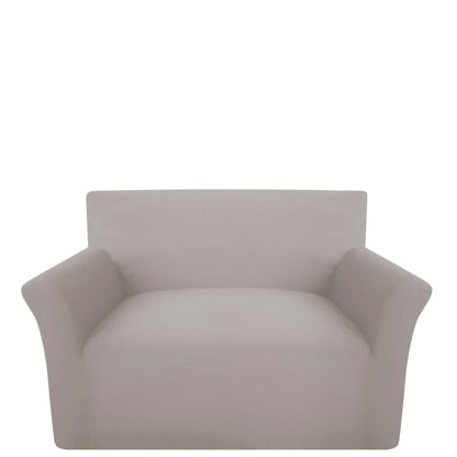 131028  Stretch Couch Slipcover Beige Cotton Jersey