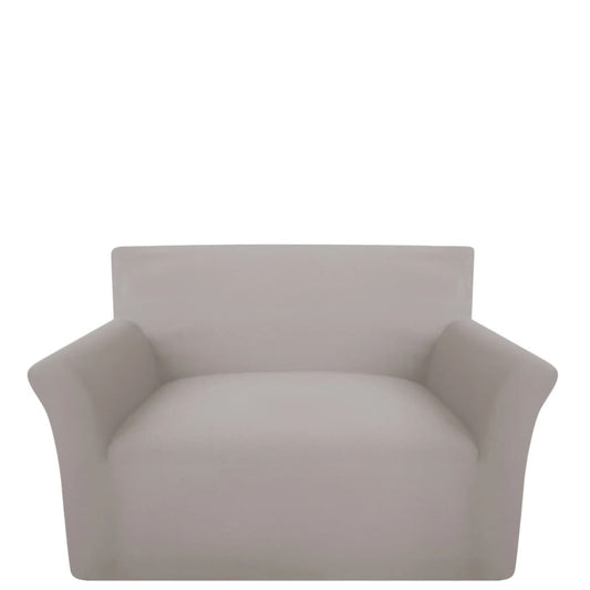 131028  Stretch Couch Slipcover Beige Cotton Jersey