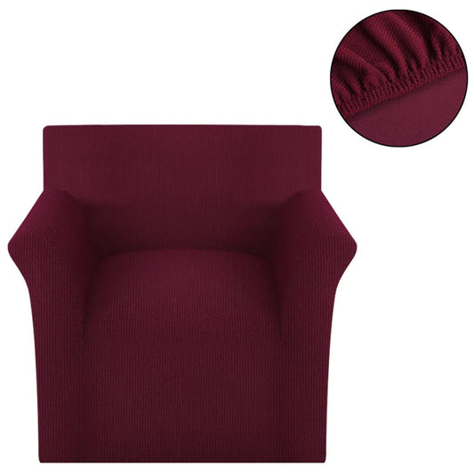 Stoelhoes Elastisch Bordeauxrood Polyester Boordsteek