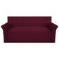 Bankhoes Stretch Polyester Ribstof Bordeauxrood