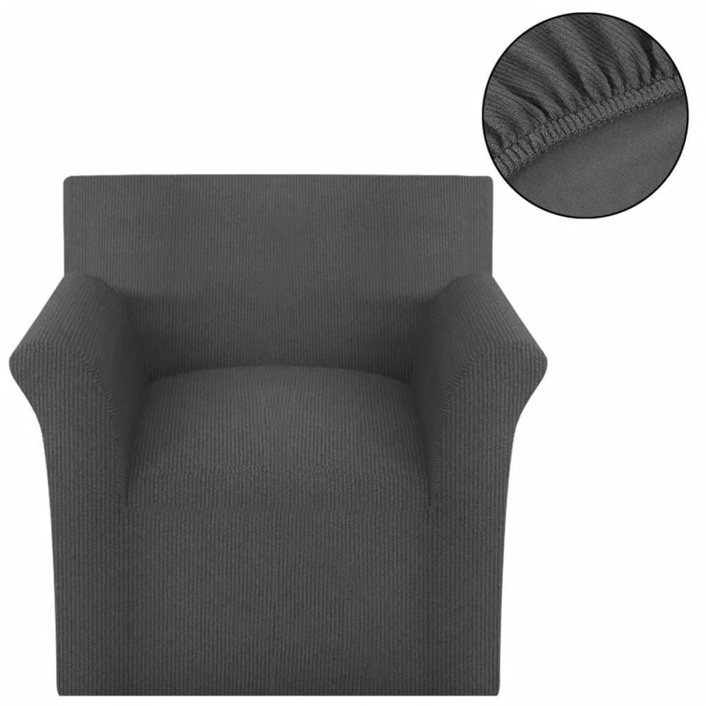Stoelhoes Elastisch Grijs Polyester Boordsteek