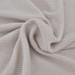 Bankhoes Stretch Polyester Ribstof Beige