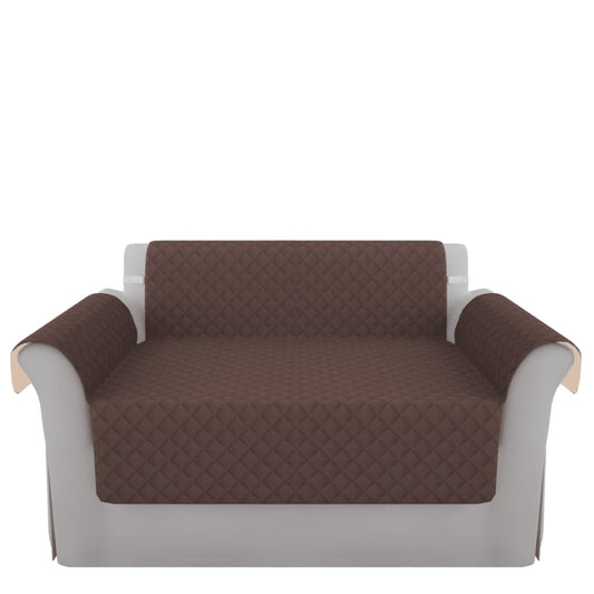 Bankbeschermer Microvezel Bruin En Beige