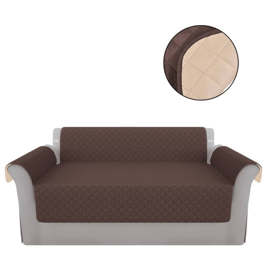 Bankbeschermer Microvezel Bruin En Beige