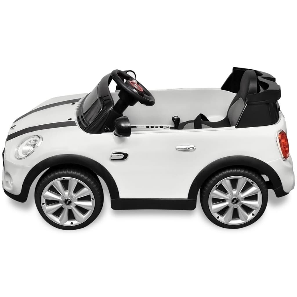 Elektrische Speelgoedauto Mini Cooper S Wit