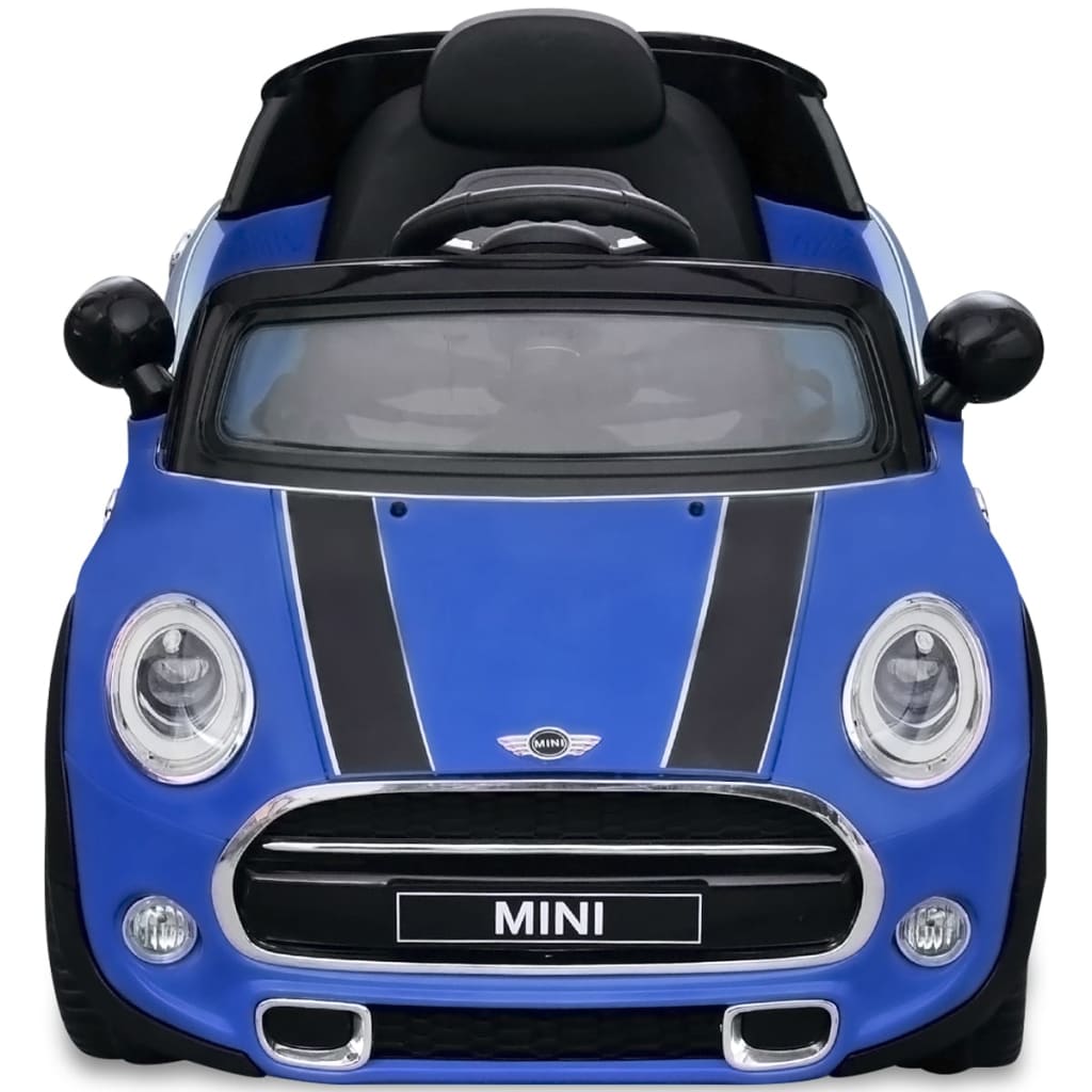 Elektrische Speelgoedauto Mini Cooper S Blauw