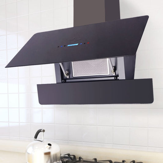 Afzuigkap Met Touch Scherm Zwart 900 Mm