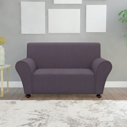 131083  Stretch Couch Slipcover Anthracite Polyester Jersey