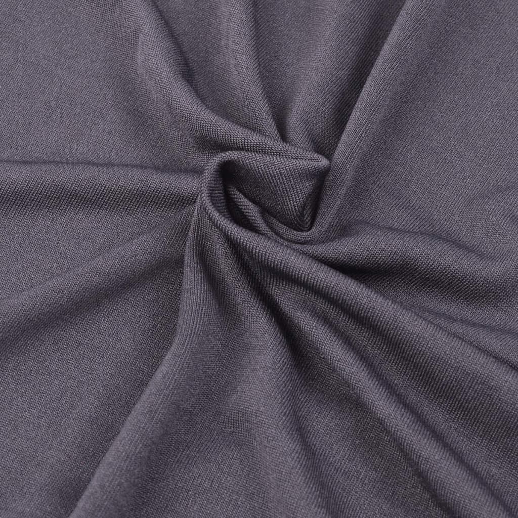 Bankhoes Stretch Polyester Jersey Antraciet