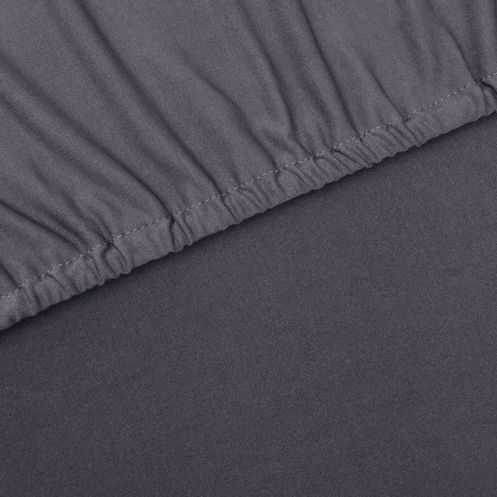 Bankhoes Stretch Polyester Jersey Antraciet