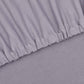131086  Stretch Couch Slipcover Grey Polyester Jersey