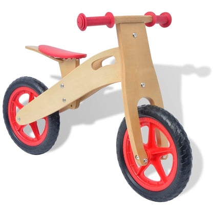 Loopfiets Hout Rood