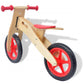 Loopfiets Hout Rood