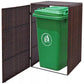 Containerberging Enkel 240 L Rattan Bruin