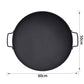 Vuurkorf Rond Staal 60 Cm Zwart