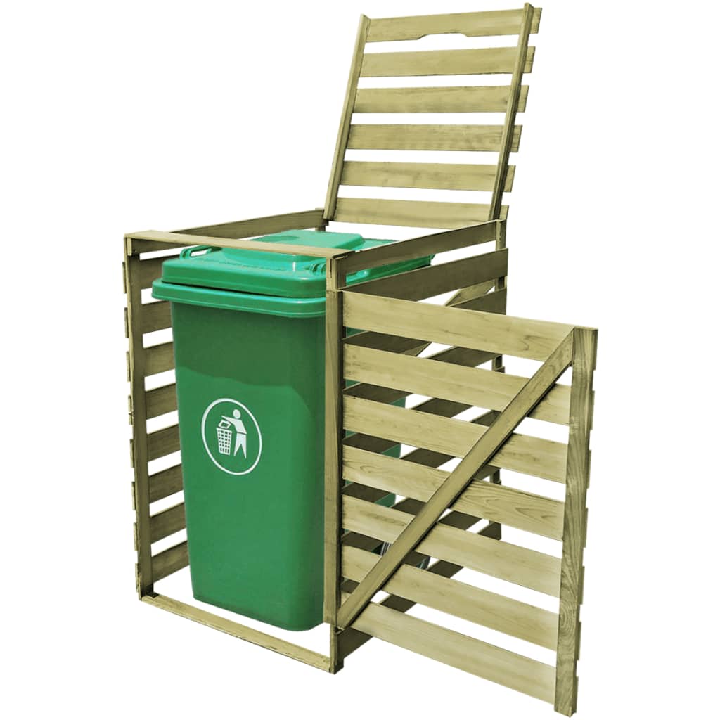 Containerberging Enkel 240 L Geïmpregneerd Hout