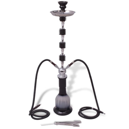 Waterpijp/Hookah/Shisha Met 2 Slangen Zwart Xxl 83 Cm