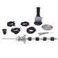 Waterpijp/Hookah/Shisha Met 4 Slangen Zwart Xxl 83 Cm