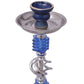 Waterpijp/Shisha Met 2 Slangen Blauw 55 Cm
