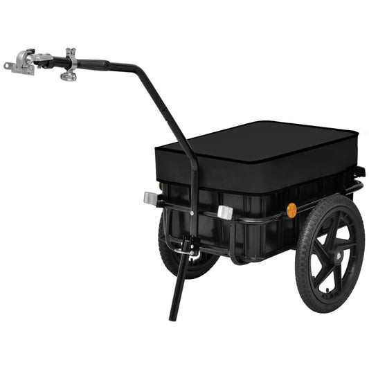 Fietskar/Trekwagen 70 L Zwart