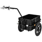 Fietskar/Trekwagen 70 L Zwart