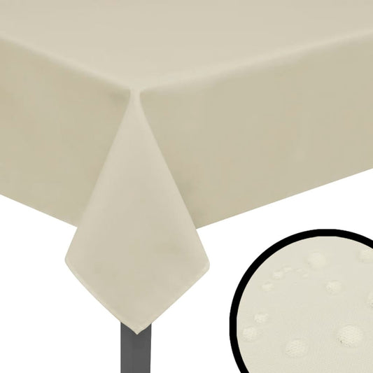 Tafelkleden 5 Stuks Créme 100X100 Cm