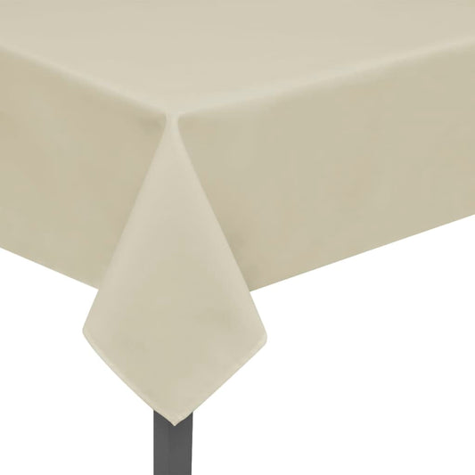 Tafelkleden 5 Stuks Créme 170X130 Cm