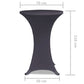 Tafelhoes Stretch 2 Stuks 70 Cm Antraciet