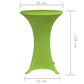 Tafelhoes Stretch 2 Stuks 60 Cm Groen