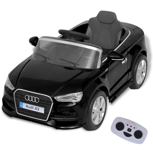 Elektrische Speelgoedauto Met Afstandsbediening Audi A3 Zwart