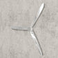 Propeller Voor Aan De Muur 70 Cm Aluminium Zilver