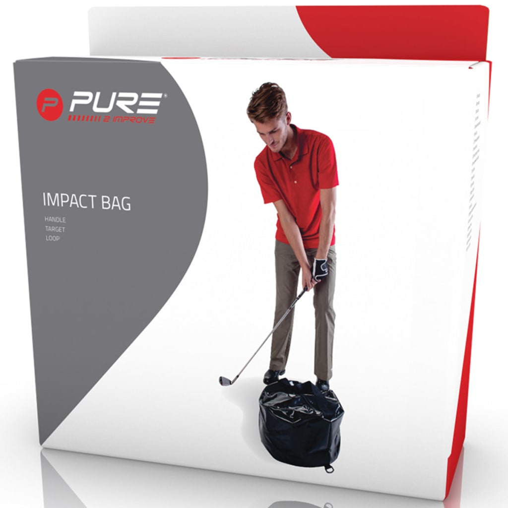 Pure2Improve Impacttas Voor Golf P2I641700 23X8X25 Cm Zwart