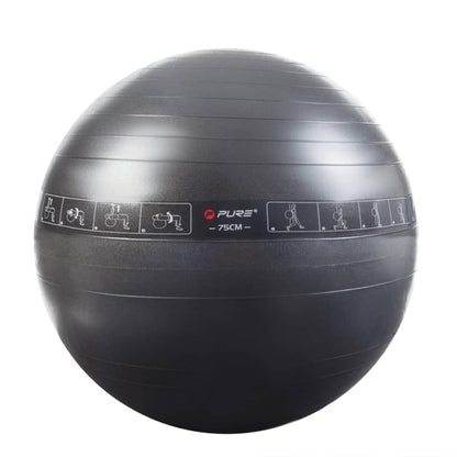 Pure2Improve Oefenbal 75 Cm Zwart