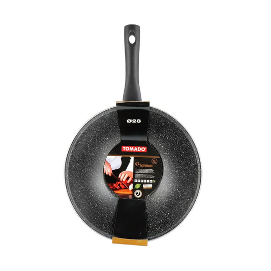 Tomado Wokpan 28 Cm Zwart/Wit