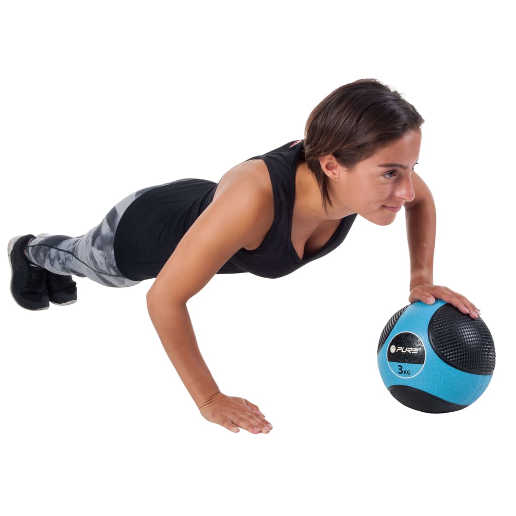 Pure2Improve Medicijnbal 3 Kg Blauw