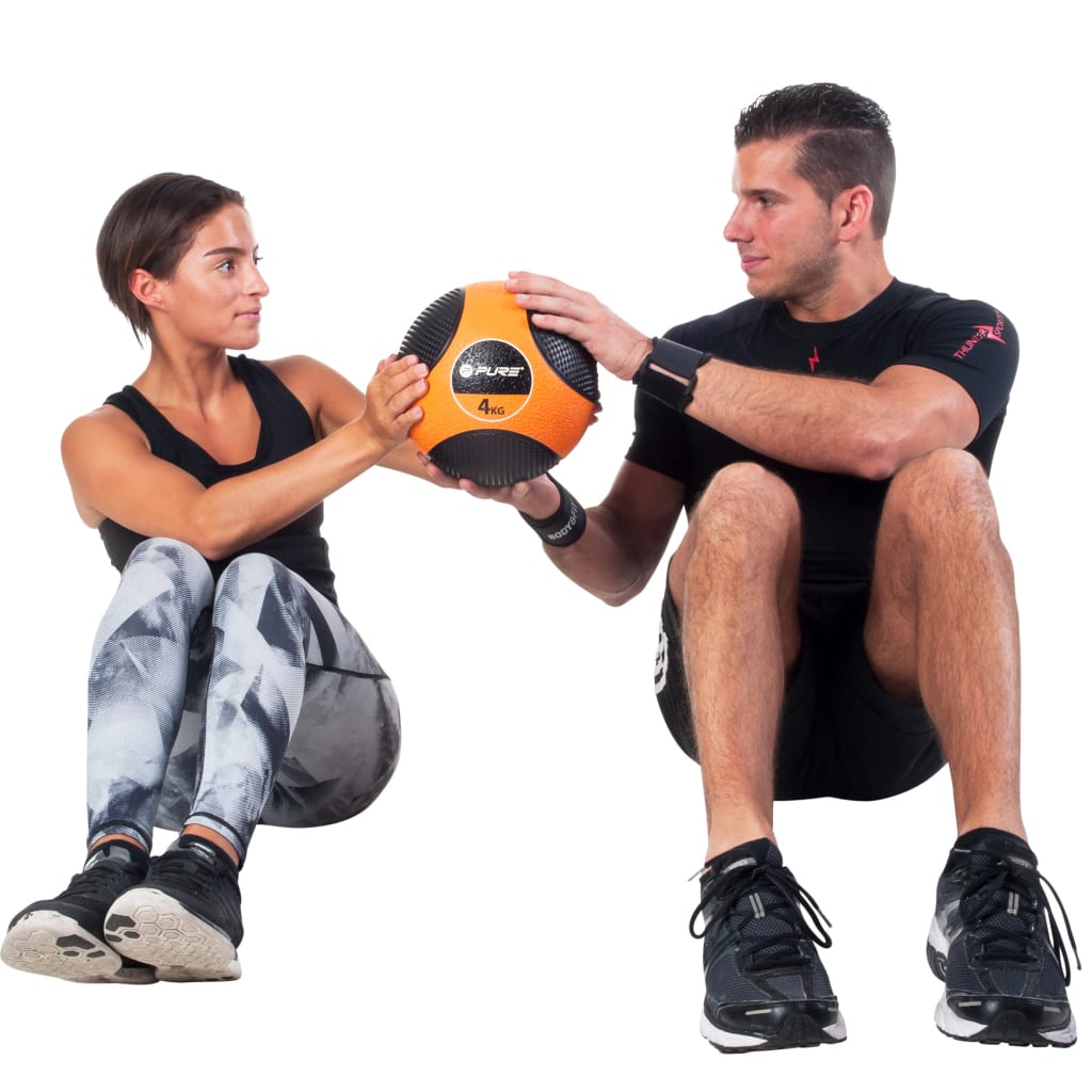 Pure2Improve Medicijnbal 4 Kg Oranje