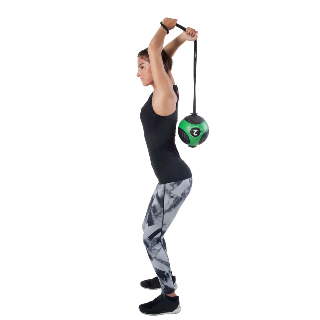 Pure2Improve Medicijnbal Met Touw 2 Kg Groen