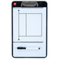 Pure2Improve Coach-Bord Dubbelzijdig Volleybal 35X22 Cm P2I100690