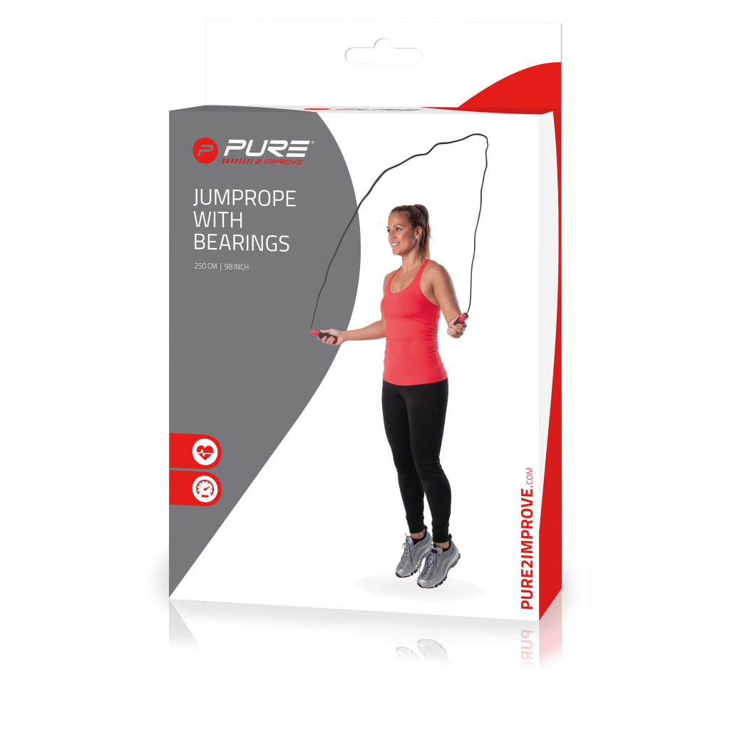 Pure2Improve Springtouw Met Kogellagers 2,5 M