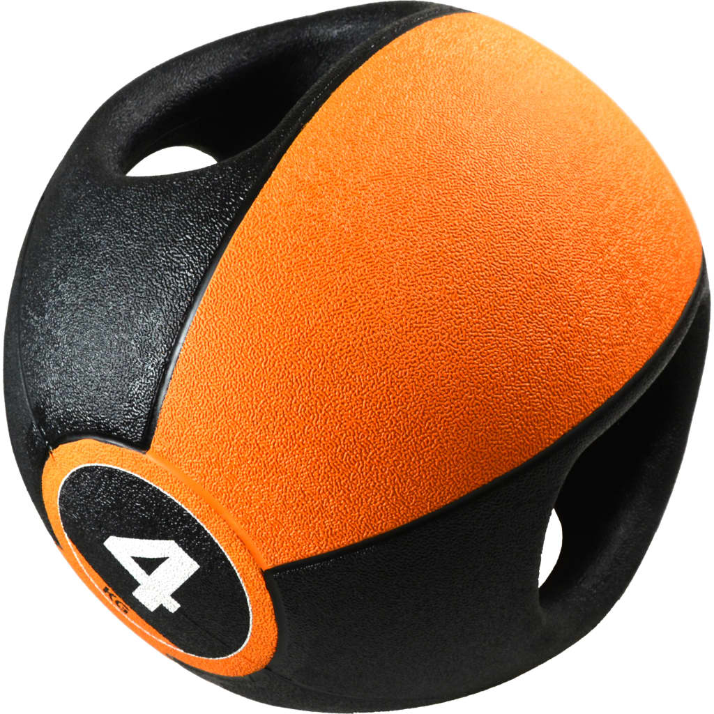 Pure2Improve Medicijnbal Met Handvatten 4 Kg Oranje