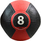 Pure2Improve Medicijnbal Met Handvatten 8 Kg Rood